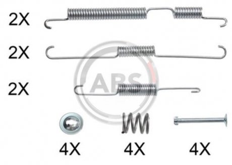 Монтажний Комплект гальмівних колодок A.B.S. 0024Q