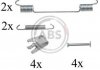 Купити Ремкомплект гальмівних колодок Fiat Punto, Peugeot Boxer, Fiat Ducato, Citroen Jumper A.B.S. 0836Q (фото1) підбір по VIN коду, ціна 275 грн.