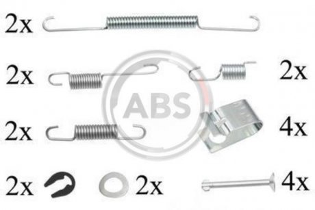 Ремкомплект гальмівних колодок A.B.S. 0847Q