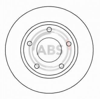 Гальмівний диск AUDI 100 Audi 100 A.B.S. 15712