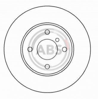 Тормозной диск E30 82-91 (260x12,6) A.B.S. 15766