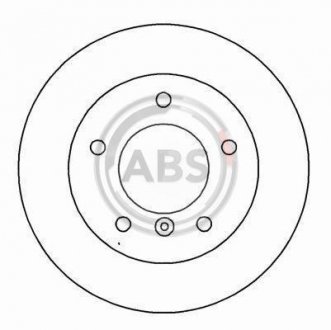 Диск тормозной A.B.S. 15782