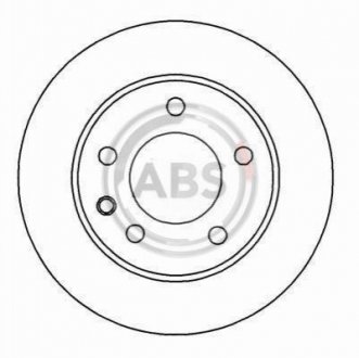 Гальмівний диск пер. Vectra/Omega/Omega/Carlton 86-05 A.B.S. 15819