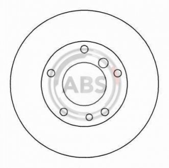 Купити Гальмівні диски BMW E34 A.B.S. 15867 (фото1) підбір по VIN коду, ціна 1532 грн.