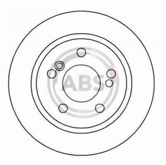 Диск тормозной A.B.S. 16108