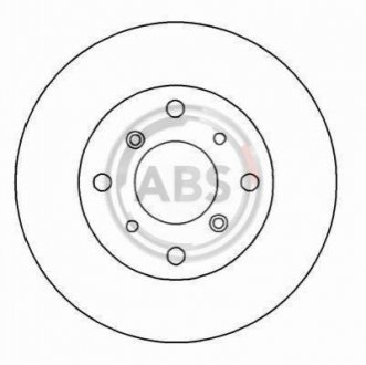 Тормозной диск пер. Accord/Accord/Prelude 96-02 A.B.S. 16171