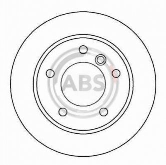 Тормозной диск задний. E46/E36/3 Series/Atalanta 57S/55 89-07 BMW E36, E46 A.B.S. 16339