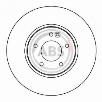 Купить Диск тормозной Mercedes W202, W210, S210, CLK-Class A.B.S. 16449 (фото1) подбор по VIN коду, цена 1917 грн.