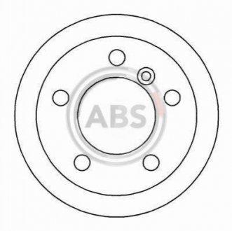 Тормозной диск задний. G Series/W461/W463/LT/W901 (89-21) A.B.S. 16454