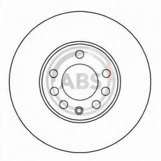 Гальмівні диски SAAB 9000, 900, Opel Vectra, SAAB 9-5, 9-3 A.B.S. 16486