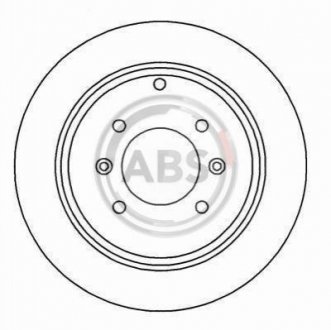 Тормозной диск задний. 406 (02-05) A.B.S. 16647