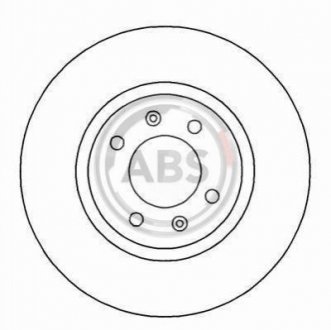 Тормозной диск перед. 406/Xantia (96-04) A.B.S. 16649