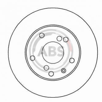 Диск гальмівний A.B.S. 16926