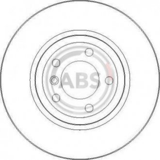 Гальмівний диск перед. E46/E85/E86 (99-08) BMW E46, Toyota Previa, Camry, Lexus ES A.B.S. 17025