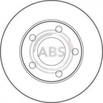 Тормозной диск задний. A6 99-05 A.B.S. 17056