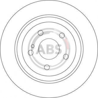 Диск тормозной Mercedes W220, C215 A.B.S. 17112