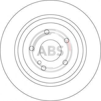 Диск гальмівний A.B.S. 17113