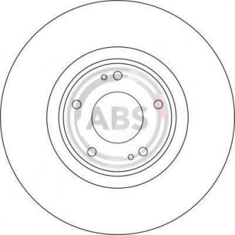 Диск тормозной A.B.S. 17127