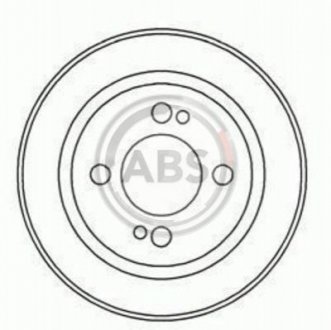 Тормозной барабан задний. Accord/Civic/Integra (85-01) A.B.S. 2346S