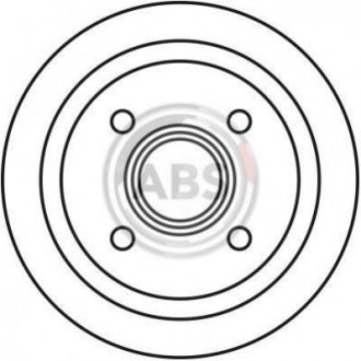 Тормозные барабаны с ABS A.B.S. 2739-S