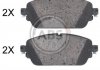 Купить Тормозные колодки дисковые Mercedes W205, S205, GLA-Class, C205, W213, S213, C124, C207, C238, A124, A207, A238 A.B.S. 35069 (фото1) подбор по VIN коду, цена 1165 грн.