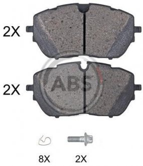 Тормозные колодки дисковые Peugeot 308, 3008 A.B.S. 35102