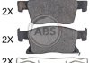 Купить Тормозные колодки дисковые Opel Astra A.B.S. 35122 (фото1) подбор по VIN коду, цена 887 грн.