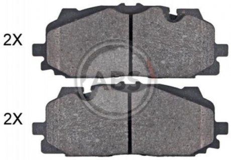 Тормозные колодки дисковые передние Audi Q7, A4, Volkswagen Touareg, Audi Q8 A.B.S. 35125 (фото1)