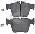 Купити Гальмiвнi колодки дисковi заднi Mercedes W205, S205, GLC-Class, C205 A.B.S. 35152 (фото1) підбір по VIN коду, ціна 874 грн.