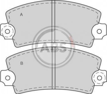 ГАЛЬМІВНІ КОЛОДКИ ДИСКОВІ Renault Megane A.B.S. 360422