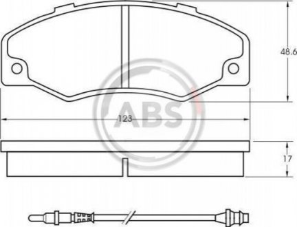 Купити ГАЛЬМІВНІ КОЛОДКИ ДИСКОВІ Renault 21 A.B.S. 36577 (фото1) підбір по VIN коду, ціна 880 грн.