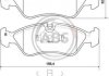 Купити Гальмівні колодки пер. Lanos/Nexia /Astra F G (94-08) Daewoo Nexia A.B.S. 36667 (фото1) підбір по VIN коду, ціна 578 грн.