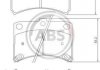 Купити Колодки гальмівні передні дискові A.B.S. 37168 (фото1) підбір по VIN коду, ціна 988 грн.