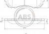 Купить Тормозные колодки дисковые Subaru Impreza A.B.S. 37443 (фото1) подбор по VIN коду, цена 1031 грн.