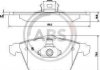 Купити ГАЛЬМІВНІ КОЛОДКИ ДИСКОВІ Volvo C30, C70, S40, V50, SAAB 9-3, Opel Vectra, Ford Focus, Mazda 3, Volvo V40 A.B.S. 37464 (фото1) підбір по VIN коду, ціна 951 грн.