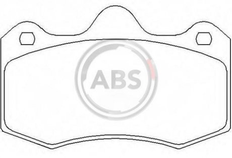 Тормозные колодки дисковые (1 к-т) Seat Ibiza, Skoda Rapid, Seat Toledo A.B.S. 37471