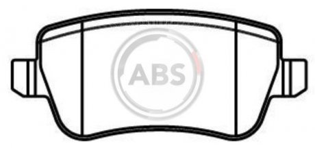 Тормозные колодки дисковые (1 к-т) A.B.S. 37496