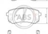Купити Гальмівні колодки зад. Hyundai Accent/Kia Rio/Ceed 05- (mando) KIA Picanto, Hyundai I10 A.B.S. 37515 (фото1) підбір по VIN коду, ціна 415 грн.