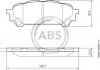 Купить Тормозные колодки дисковые Subaru Impreza, Forester A.B.S. 37611 (фото1) подбор по VIN коду, цена 517 грн.