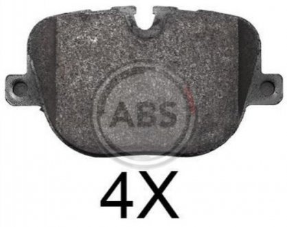 Тормозные колодки дисковые A.B.S. 37802