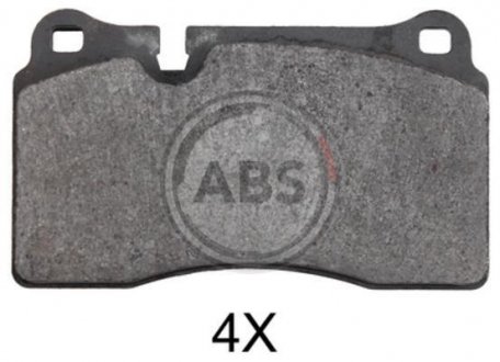 Купить Тормозные колодки дисковые (1 к-т) Audi A3, TT, Seat Leon A.B.S. 37895 (фото1) подбор по VIN коду, цена 1006 грн.