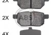 Купить Тормозные колодки дисковые A.B.S. 37926 (фото1) подбор по VIN коду, цена 926 грн.