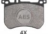 Купить Тормозные колодки дисковые Mercedes W222 A.B.S. 37955 (фото1) подбор по VIN коду, цена 1108 грн.