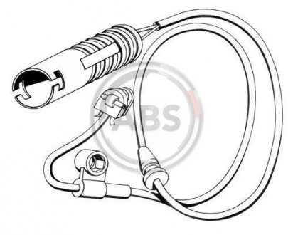 Купить Датчик тормозных колодок BMW E38, E39 A.B.S. 39531 (фото1) подбор по VIN коду, цена 291 грн.