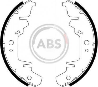 Тормозные колодки барабанные A.B.S. 40714