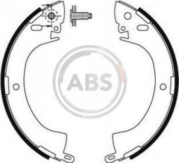 Гальмівні колодки барабанні Mitsubishi Galant, Pajero, L200 A.B.S. 8657