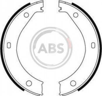 Колодки ручного гальма BMW 5(E28,E34) 81-97/6(E24) 77-89/ 7(E38) 94-01 (ATE) BMW E12, E28, E34, E23, E32, E31, E38, E36, E46 A.B.S. 8805