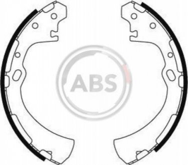 Тормозные колодки барабанные A.B.S. 8848