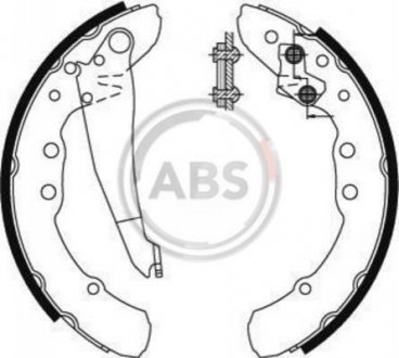 Купить Тормозные колодки задние Caddy II 95-04/Chery Amulet 03- Audi 100, 80, Volkswagen Golf, Passat, Caddy, Jetta A.B.S. 8921 (фото1) подбор по VIN коду, цена 639 грн.