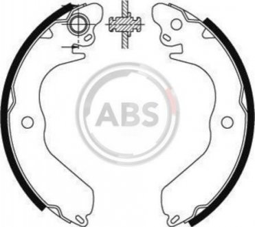 Купить Колодки тормозные задние. Colt/Mirage/Lancer 92-06 Mitsubishi Colt, Lancer A.B.S. 8922 (фото1) подбор по VIN коду, цена 512 грн.